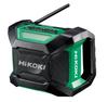 HiKOKI UR18DA(NN) 14.4V/18V Cordless Radio, Compact and Lightweight, with Bluetooth, Compatible with 100V AC, Battery and Charger Sold Separately