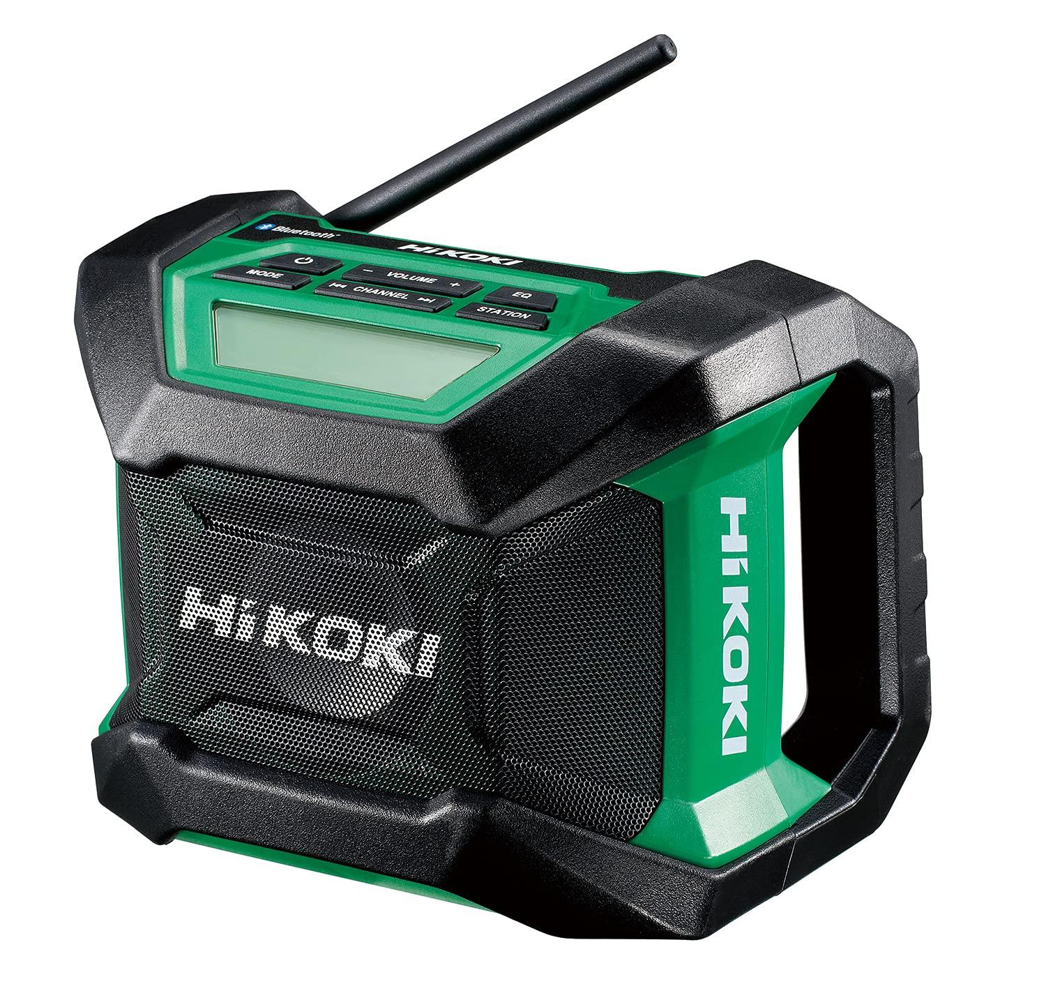 

HiKOKI UR18DA(NN) 14.4V/18V Cordless Radio, Compact and Lightweight, with Bluetooth, Compatible with 100V AC, Battery and Charger Sold Separately