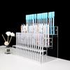 Pen Holder Acrylic Pen Display Stand Holder for Vendors,Beadable Pens Display Organizer Paint Brush Storage Makeup Brush Rack