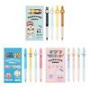 4PCS Noise Free Retractable Gel Pen Fast Dry Ink Non Smudge Writing Pen Comfortable Handle For Students Professional