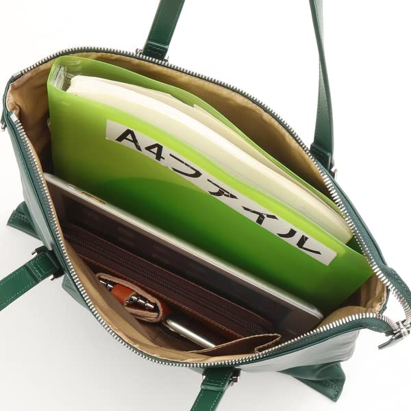 Isaac Italian Sheepskin 2-Way Flat Tote Bag, Women's, Greige (26)