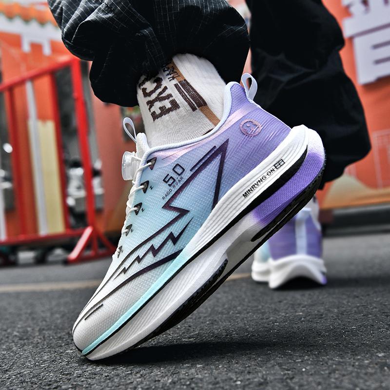 New Running Shoes Breathable Sports Air Cushion Outdoor Footwear Trainer Race Sneakers Tennis Toe Cushioning Male Walking Shoes