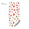 PVC Window Cling Christmas Static Cling, Xmas Tree Snowman Santa Hat Bell Waterproof Glass Sticker, Removable Reusable Decoration Decal for
