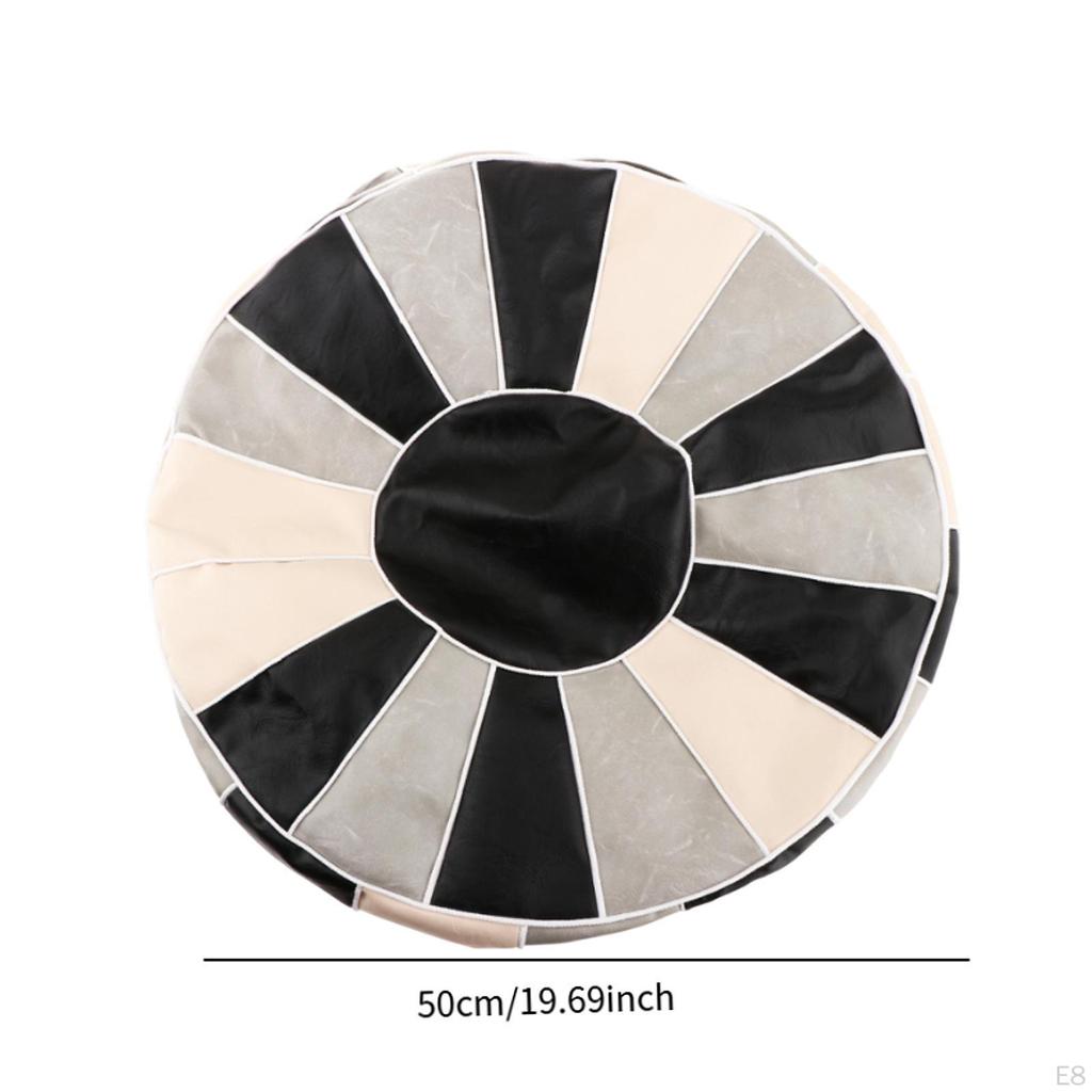 Cover for Pouf Footstool Floor Cushion Seat Bedroom and Office