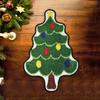 Christmas Tree Shape Floor Mat Anti Slip Entrance Door Bedroom Bath Toilet Mat Carpet 2025 New Year Gift Navidad Home Decoration