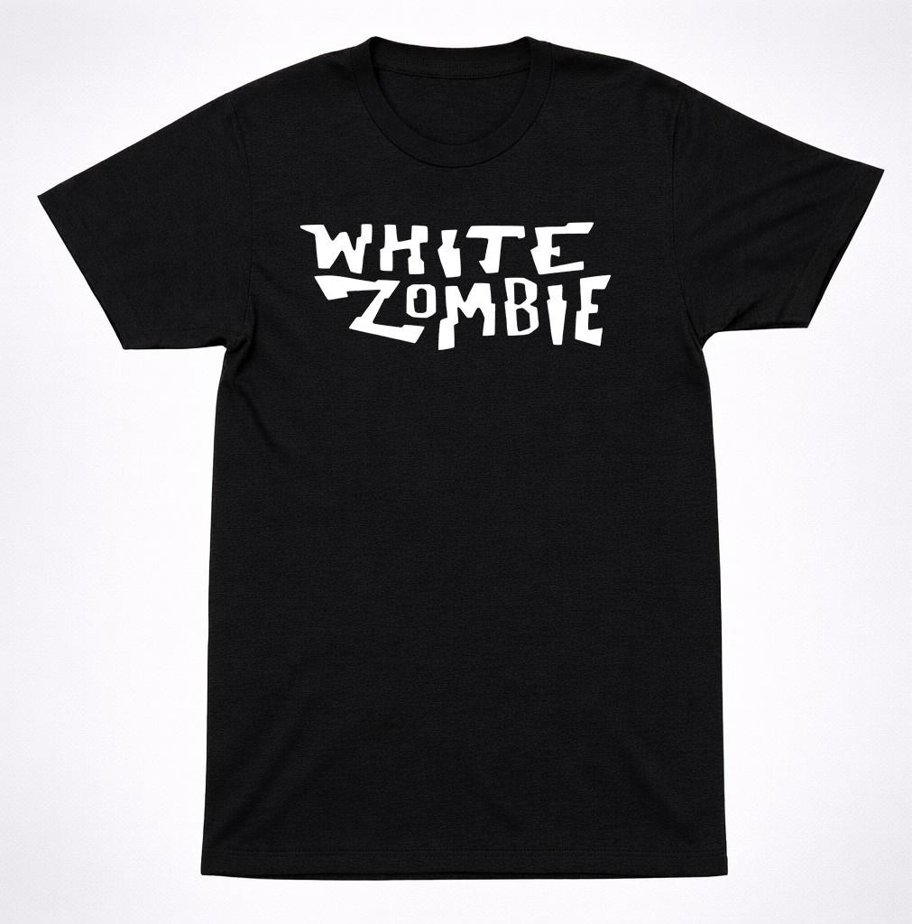 Футболка с логотипом White Zombie Индустриальный Металл Грув Роб Рок Хоррор Группа Черная Футболка S разноцветный