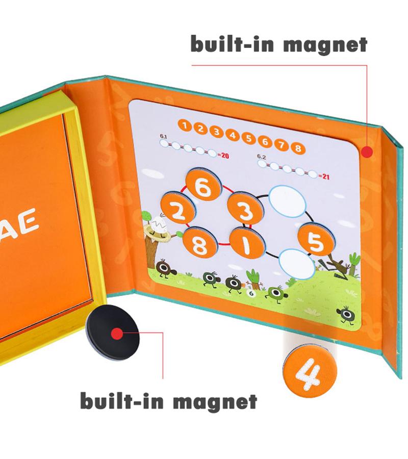 Math Game Counting Educational Toys for Children Arithmetic Logical Thinking Magnetic Number Matrix Calculation Board Games Toys