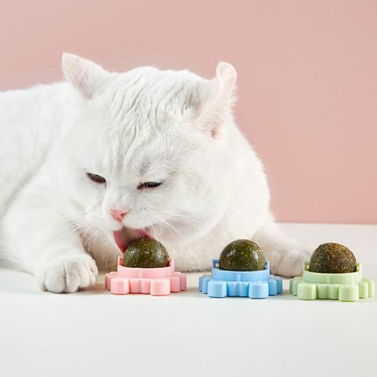 Catnip Toy Wall-mounted Teeth Grinding Creative Pet Catnip Ball Toys Pet Supplies