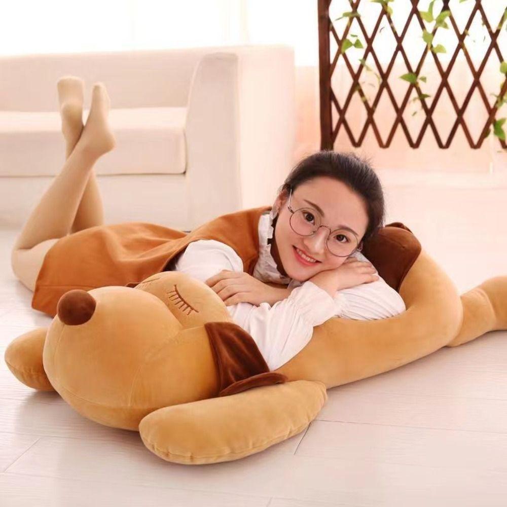 Soft Material Dog Plush Pillow Huggable Design Plush Toys Xmas Gift Stuffed Animal Doll  Child Gift