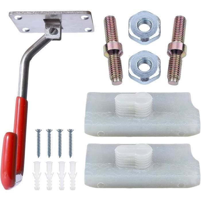 Crochets réglables - haishes - horse-utility - métal - blanc - stockage mural