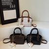 Retro versatile premium texture handbag women's new contrasting color shoulder bag commuter messenger bag