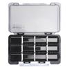 Fishing Tackle Box Portable Fishing Accessories Lure Hook Storage Case 12 Compartments Removable Fishing Tool Organizer Boxes
