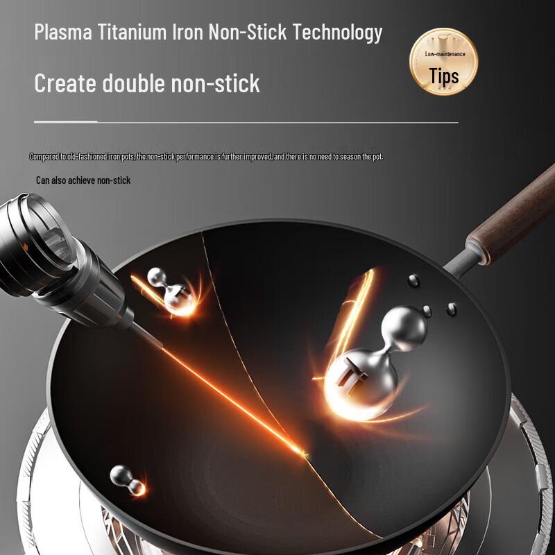 SUPOR Titanium Iron Non-stick Wok
