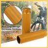 BULLSPANN 2 Pairs 100x28mm Universal Aluminum Alloy Axle Rear Foot Black and Gold Tone for and MTB Pegs, 3/8 Inch, Bicycles, BMX,