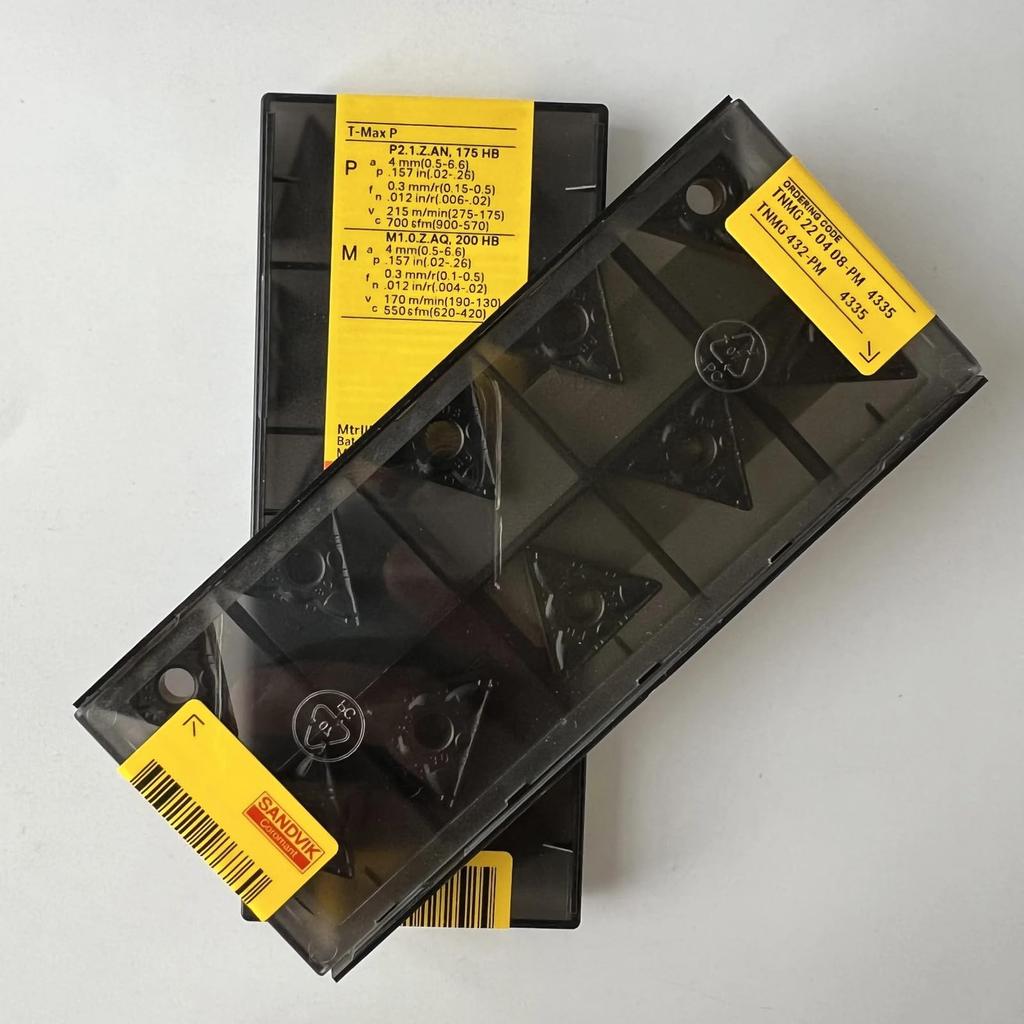 Original Sandvik / TNMG220408-PM 4335 / CNC lathe carbide blade 10 Pcs