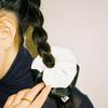 Camille Scrunchie Girl - Black & Ivory
