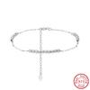 EFFIE QUEEN Elegantes 925 Sterling Silber Charm-Kugel Perlenkettenarmband 3mm Perlen Verlobungsparty Schmuck Zubehör APB11
