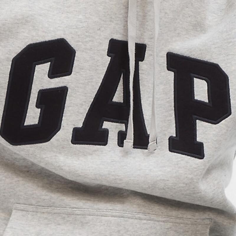 Gap Unisex Letter Logo Fleece Hoodie