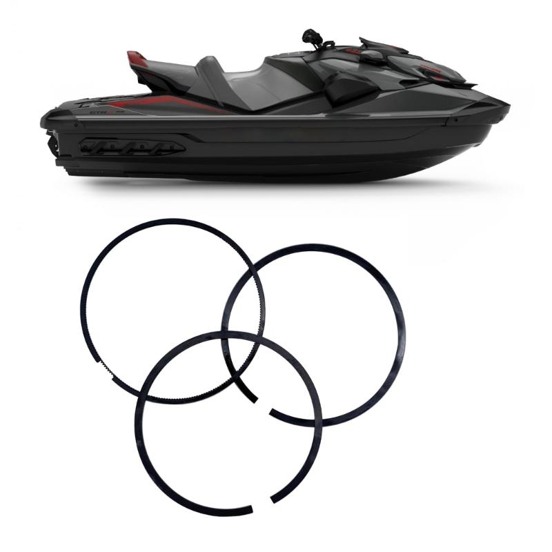 420890380 Personal Watercraft Piston Rings Set, 1 Set of Compression and Oil Rings Components for Engine Rings Replacement and Maintenance Projects