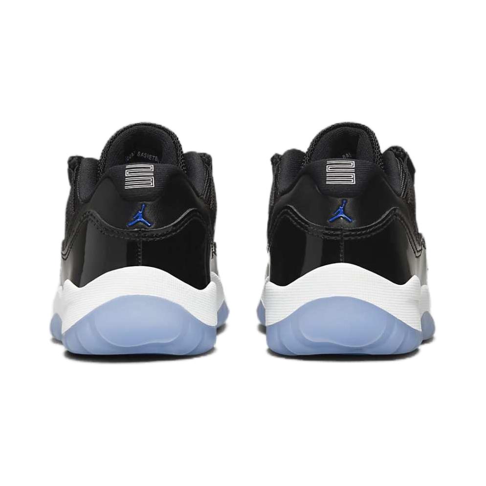 Air Jordan 11 Retro Low PS Space Jam Kids Sneakers Black Varsity-Royal White FV5116-004