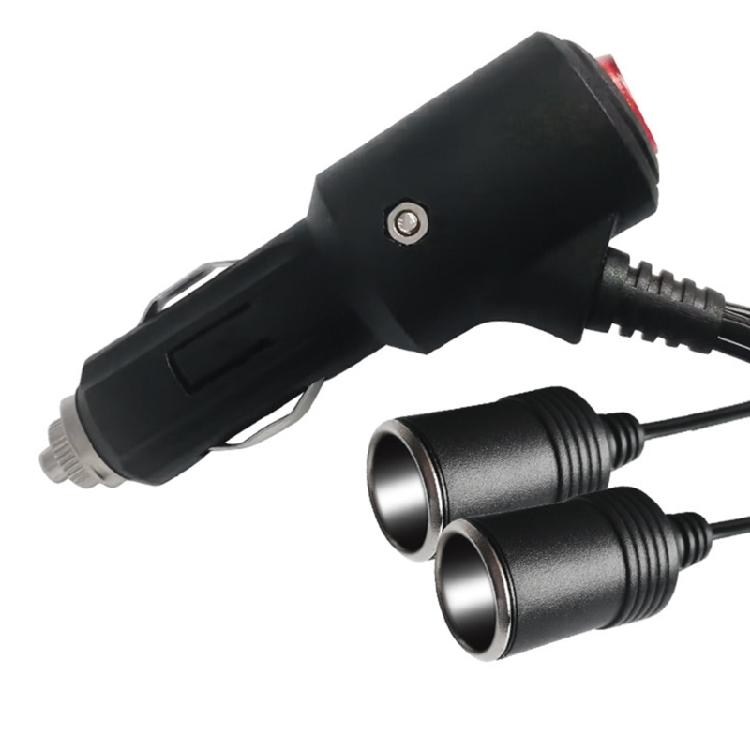 Multi-Functional Cigarette Lighter Adapter with Switch for Car Accessories