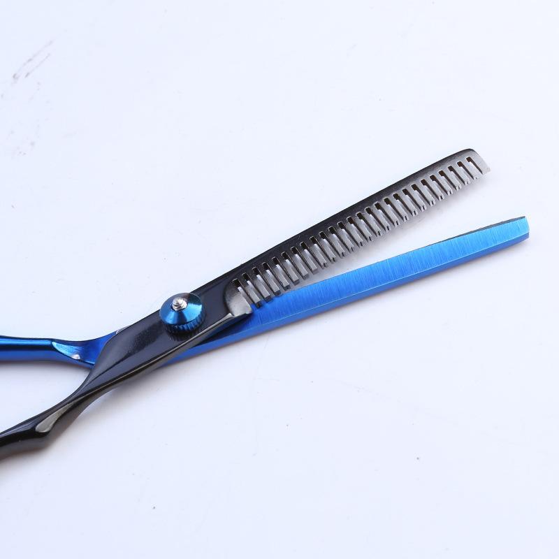Professional Hair Cutting Scissors Set Straight Thinning Shears Salon Barber Kit Black Gold Blue Purple