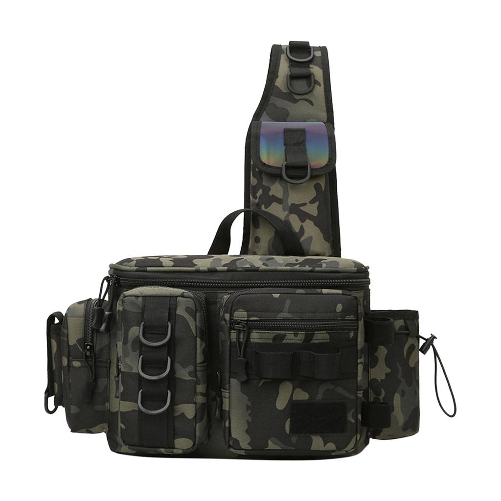 Fishing Tackle Bag Rod Holder Multifunctional Fishing Bag for Men Women