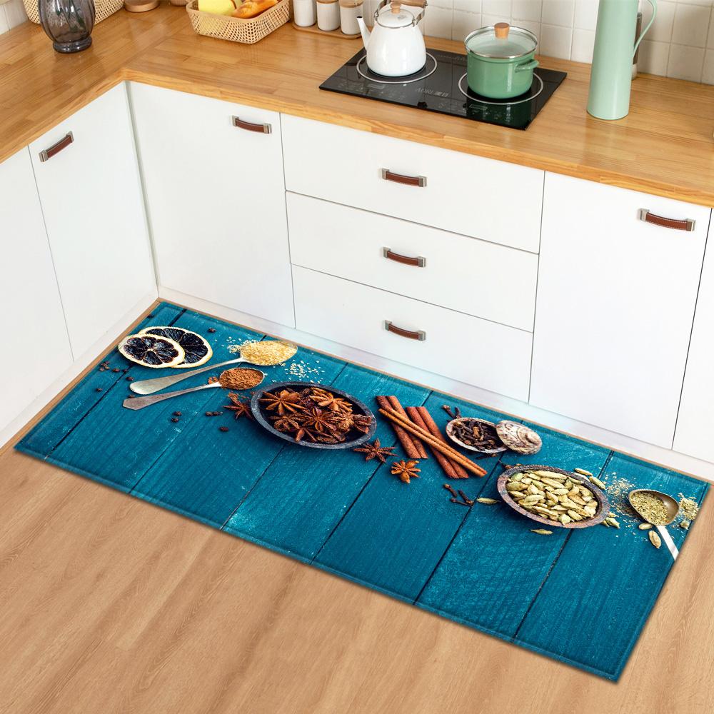 Home Bedroom Living Room Long Carpet Entrance Bathroom Non-slip Floor Mat Modern Kitchen Carpet