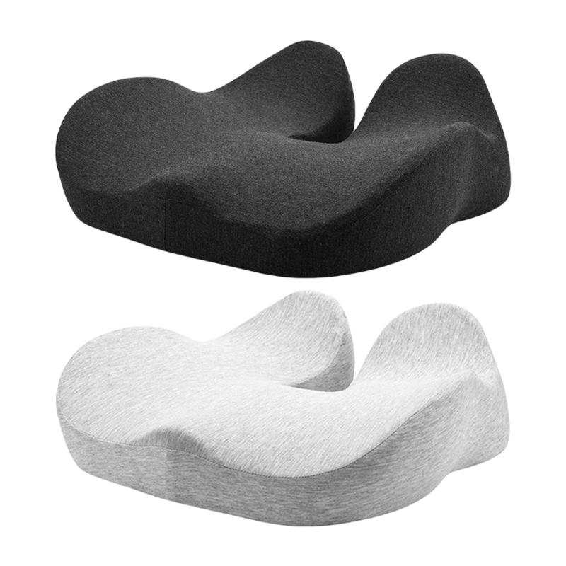Ergonomic Coccyx Pillow with Removable Washable Cover Support for Long Sitting Hour Office Car