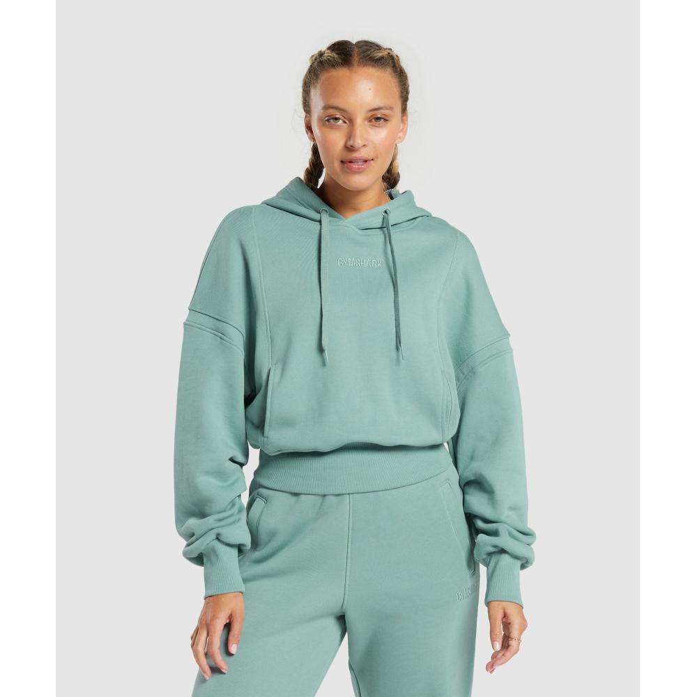 

Gymshark Толстовка Heavyweight Loopback Sweat Hoodie Duck Egg Blue B6A5H UB9K