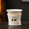 White Porcelain , Japanese-style Household Tea Flavoring Device, Roasting Tea, Indoor Roasting Tea, Tea Frying Device, Candle Heating, Warm Tea Stove