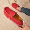 20252025 popular spring and autumn large size women's shoes non-slip soft-soled casual shoes hand-stitched mother shoes