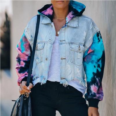frayed tassel denim jacket
