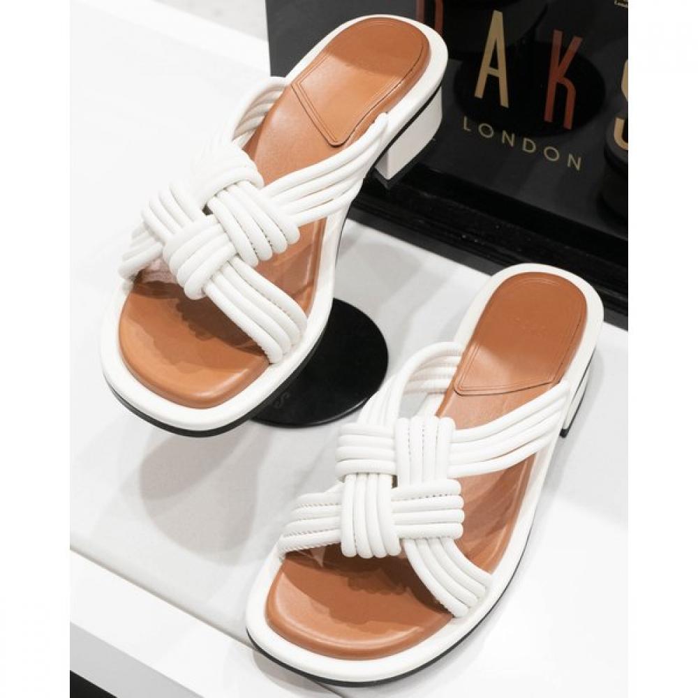 Daks Women Pastel Tone Slip Style Mule Dld314 Light purple (TA47)/250mm