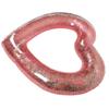 Rose Gold Sequins Heart Shape Swimming Ring Glitter Inflatable Heart Pool Floats for Kids