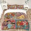 3pcs Cartoon Disney Princesses Design Quilt Cover Set - Soft and Cozy Bedroom, Guest Room and Dorm Decorative Bedding 3-Piece Set 1 Quilt Cover +