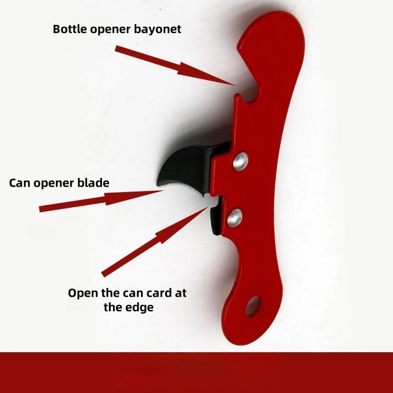 1/2/3PCS Multi purpose can opener, simple can knife, parrot can opener, logo printable bottle opener, creative gift in stock
