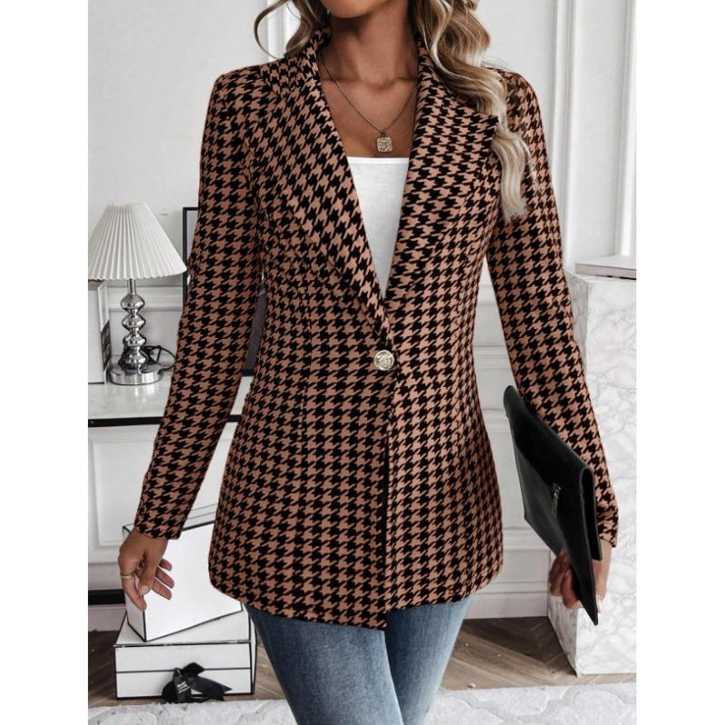 Women S Slim Fit Long Sleeve Mid Length Blazer For Women Casual Office Wear