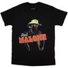 Men's Post Malone Cowboy T-shirt Small Black