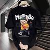 Trendy Brand Short-Sleeved Pure Cotton Men'S Printed T-Shirt Trendy Men'S And Women'S Versatile Round Neck T-Shirt Men'S