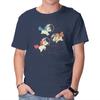 Unisex Crew Neck T-Shirt Space Unicorn Graphic Short Sleeve Casual Tee