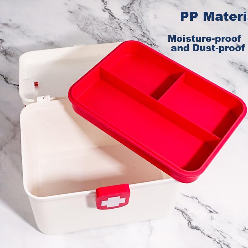 Large Capacity Storage Box Family and Student Dormitory Use Household First Aid Kit Organizer Large Size