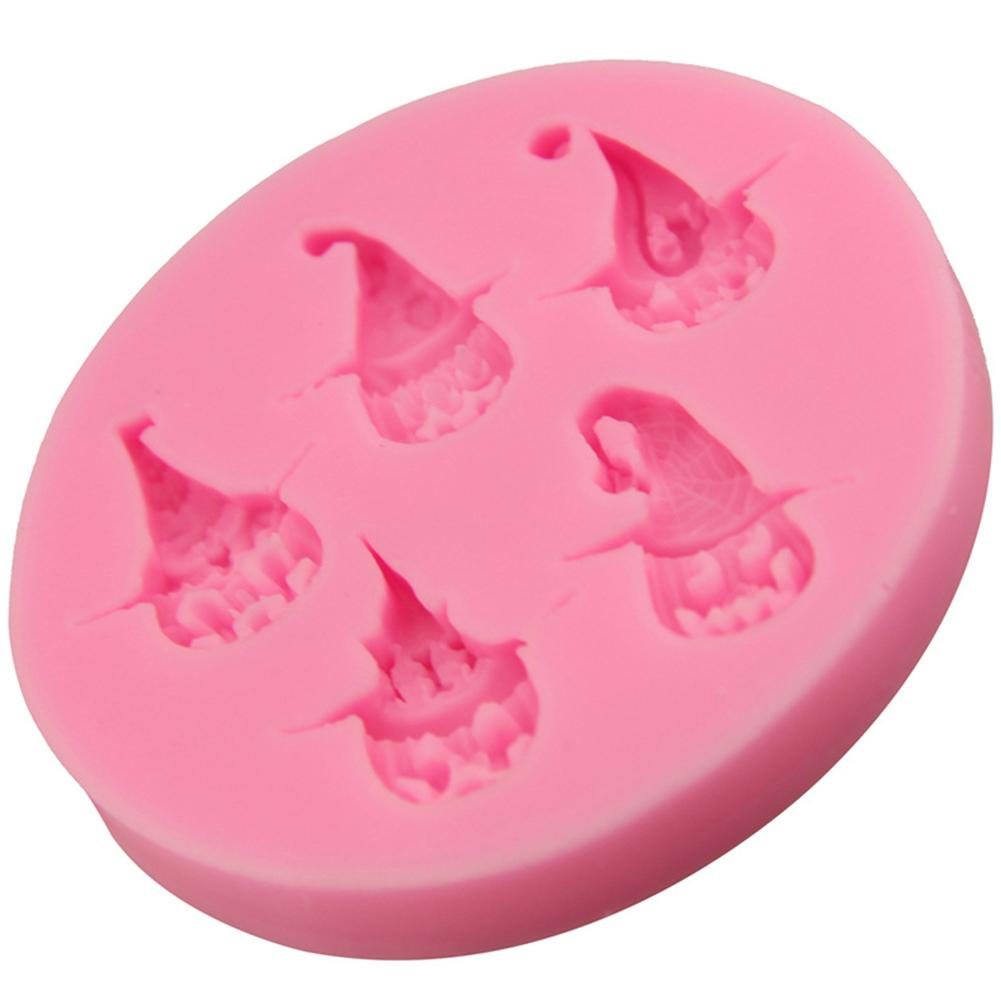 Halloween Pumpkin Cake Mould DIY Silica Gel Baking Tool for Fondant Cake