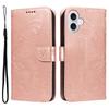 For iPhone 17 Case Butterfly Pattern PU Leather Folio Flip Phone Cover