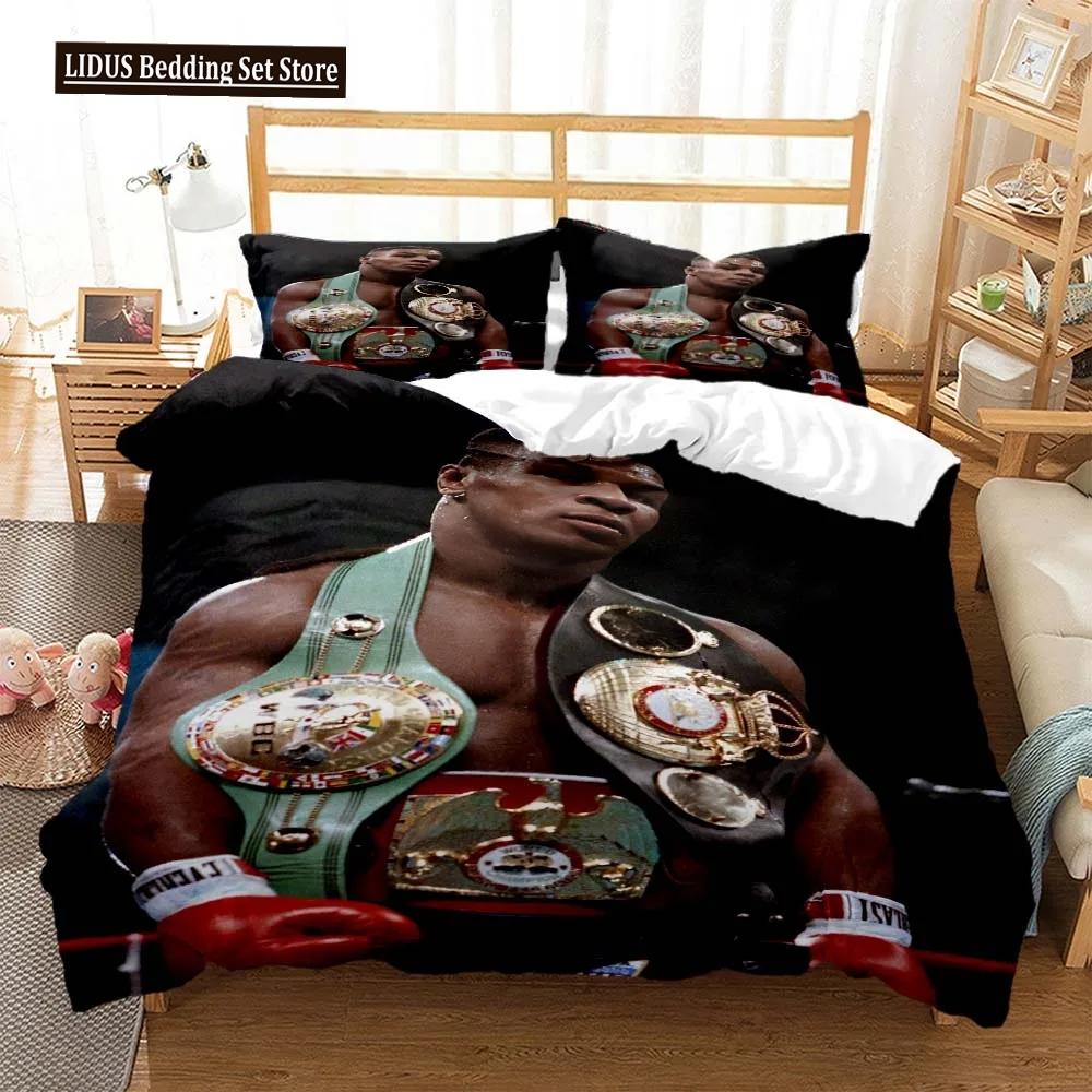 Mike Tyson Boxchampion Bettwäscheset Jungen Mädchen Twin Queen Size Bettbezug Kissenbezug Bett Kinder Erwachsene Heimtextil