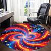 1pc Cosmic Swirl Office Round Rug, Carpet for Office, Gaming, Lightweight Round Floor Mat Yy260208021