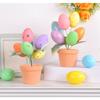 Easter Day Easter Tabletop Ornament Foam Egg Easter Desktop Ornaments  Home Decoration