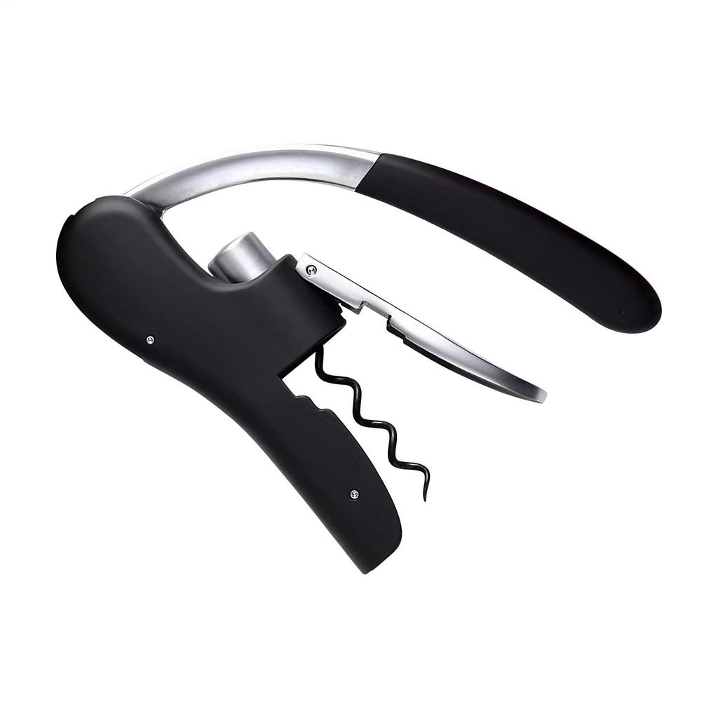 Vinöppnare Manuell Handhållen Korkskruv med Ergonomisk Spakpump Stående Vertikal Design Mjuk Flaskhalsgrepp