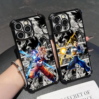 Anime Japonês D-Dragon Balls Capa Para iPhone 17 Pro 16 15 14 13 12 11 Pro Max Case 17 Plus 17E 16E 17Air Capa de Telefone de Silicone