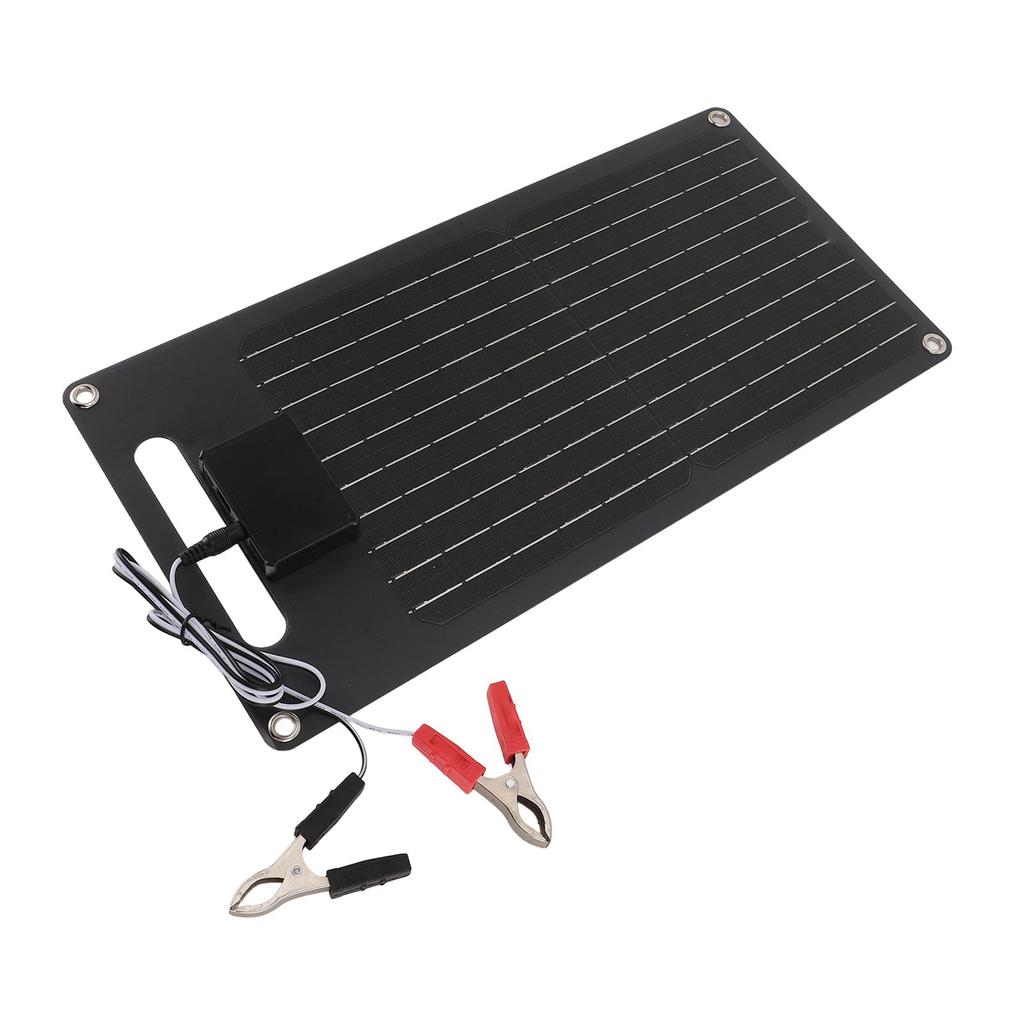 50W Solarmodul 12V Hocheffizientes Monokristallines Solarmodul Dual-USB-Ladegerät für Fahrzeug